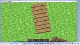 Bridging In Minecraft Classic ClassiCube #minecraft