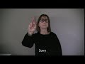 ASL 1 Unit 4 Sign for "Sorry" including fingerspelling
