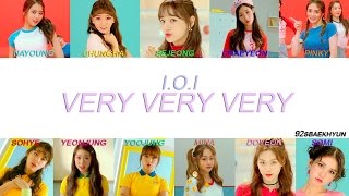 I.O.I (아이오아이) - Very Very Very (너무너무너무) |Color Coded Lyrics| (HAN/ROM/ESP)