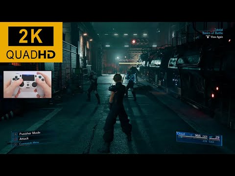 FINAL FANTASY VII REMAKE Demo Part 1 - (w/controller cam) | [PS4 Pro] 60 fps