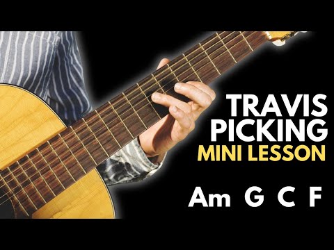Travis Picking Fingerstyle Exercise #6 - Precision Fingerpicking Drill