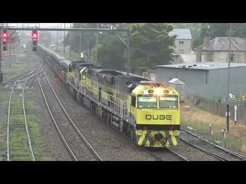 Foggy January steel and wheat on NSW main south. 16 Jan, 2022