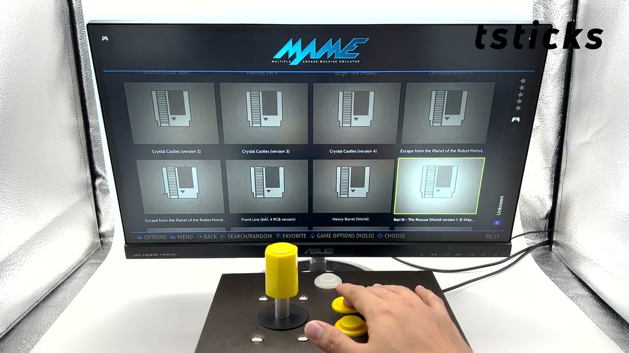 GRS Super Joystick – Setting Up MAME2010 Core in Batocera