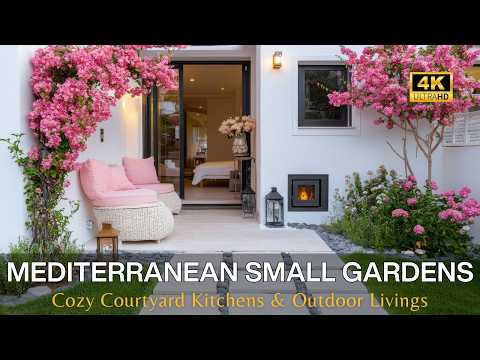 2025's Best Rustic & Mediterranean Small Gardens: Cozy Courtyard Kitchens & Charming Outdoor Livings