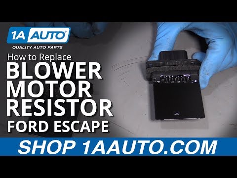How to Replace Blower Motor Resistor 08-12 Ford Escape