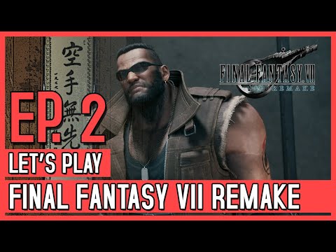 Let's Play Final Fantasy VII Remake (Super Blind) - Episode 2 // Mako poop