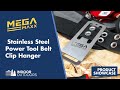 MegaMaxx Stainless Steel Power Tool Belt Clip Hanger Product Showcase