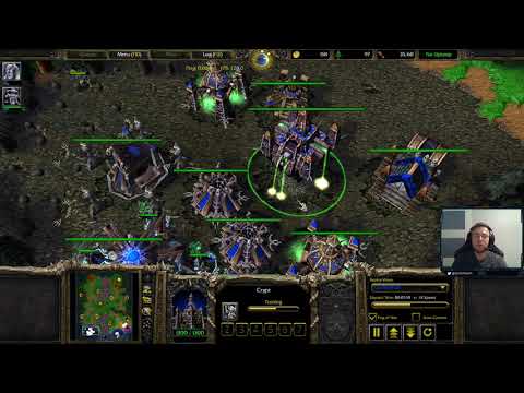 GoTeRRoR(UD) vs SereGa (NE aka Please) | WC3 | Ladder game analysis