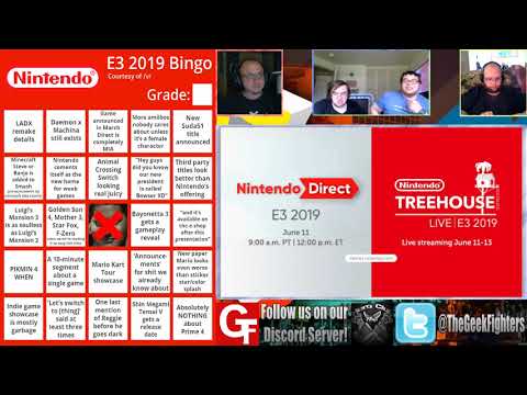The Geek Fighters Live! - E3 2019 Press Conference (Nintendo)