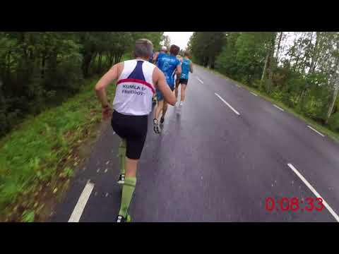 Norasjön Runt 2018 - 21,1 km (Löparperspektiv)