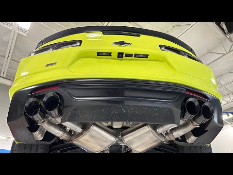 Corsa Valved Exhaust Louder Than Expected on Camaro SS 1LE