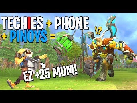 Techies + Phone + Pinoys = EZ +25 - DotA 2