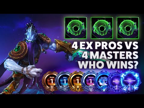 Zeratul VP - 4 ExPROS vs 4 Masters WHO WINS? - Grandmaster Storm League