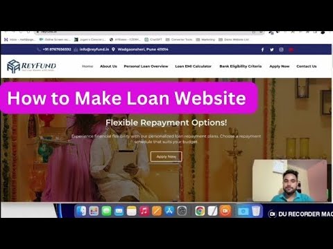 Loan Provider Website (Hindi) — client website video