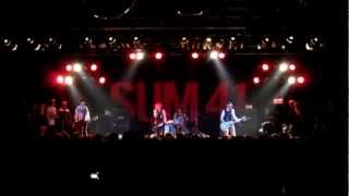 Download lagu Sum 41 - No Reason @ Live Music Hall, Cologne (23.07.12) HD mp3
