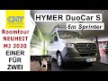 Hymer DuoCar S Neuheit MJ2020 Kastenwagen Auf Mercedes Sprinter Heckbad Sofa Ab 60 000 EUR