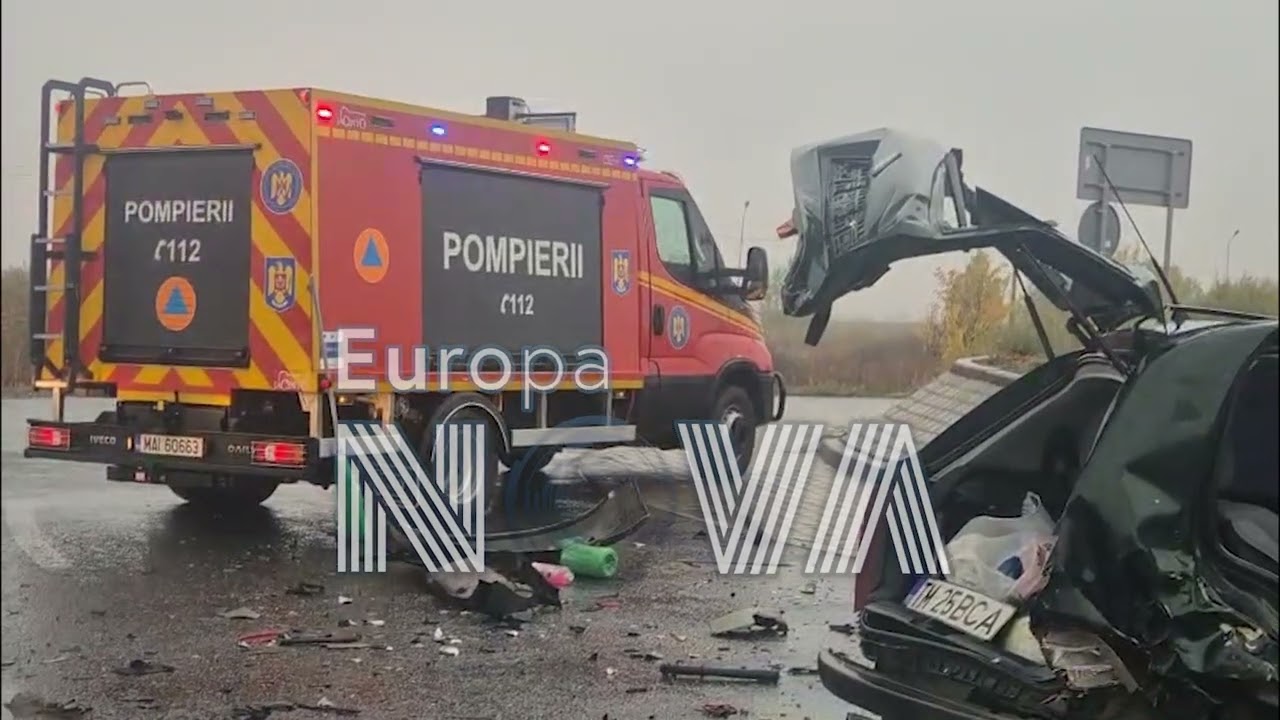 Accident grav în Dumbrăvița, un bărbat a rămas încarcerat