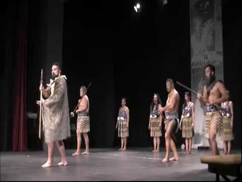 "Te Roopu Tarara O Aotearoa"Maorska Kapa Haka skupina,Auckland,New Zealand