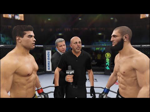 Khamzat Chimaev vs. Paulo Costa - EA Sports UFC 4 - Crazy UFC 👊🤪
