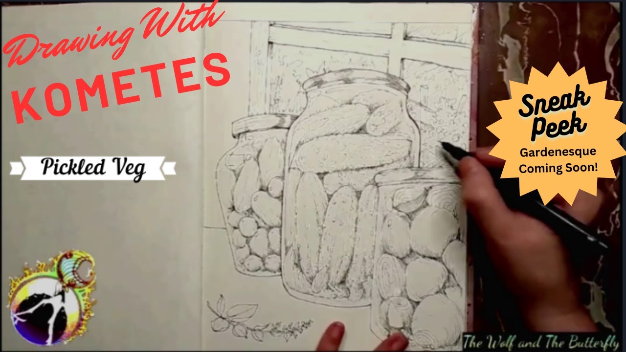 Drawing a Trio of Pickled Delights: Motivational Quotes to Inspire Your Creativity