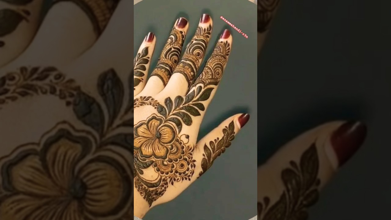 💗 trending bakareid special mehandidesign🥀🌿#beautifulmehndi#trendingshorts#trendingmehndi #trendhena