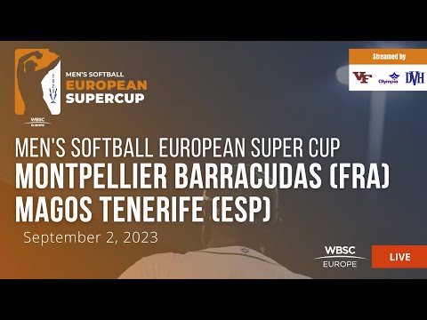 74 Men's Softball European Super Cup: Montpellier Barracudas (FRA) VS Magos Tenerife (ESP)