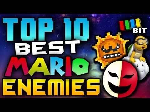 Top 10 BEST Mario Enemies ! (ft. NicoBBQ) [TetraBitGaming] Video