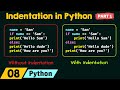 Indentation in Python (Part 1)