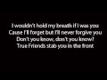 Bring Me The Horizon - True Friends (Lyrics ...