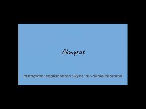IELTS Speaking Test: Akmyrat