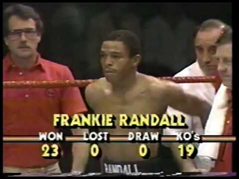 Boxing - 1985 - 10 Round Lightweight Bout - Edwin Rosario VS Frankie Randell  imasportsphile com