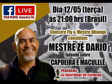 41ª LIVE NA IDENTIDADE DO CAPOEIRA - MESTRE ZÉ DARIO