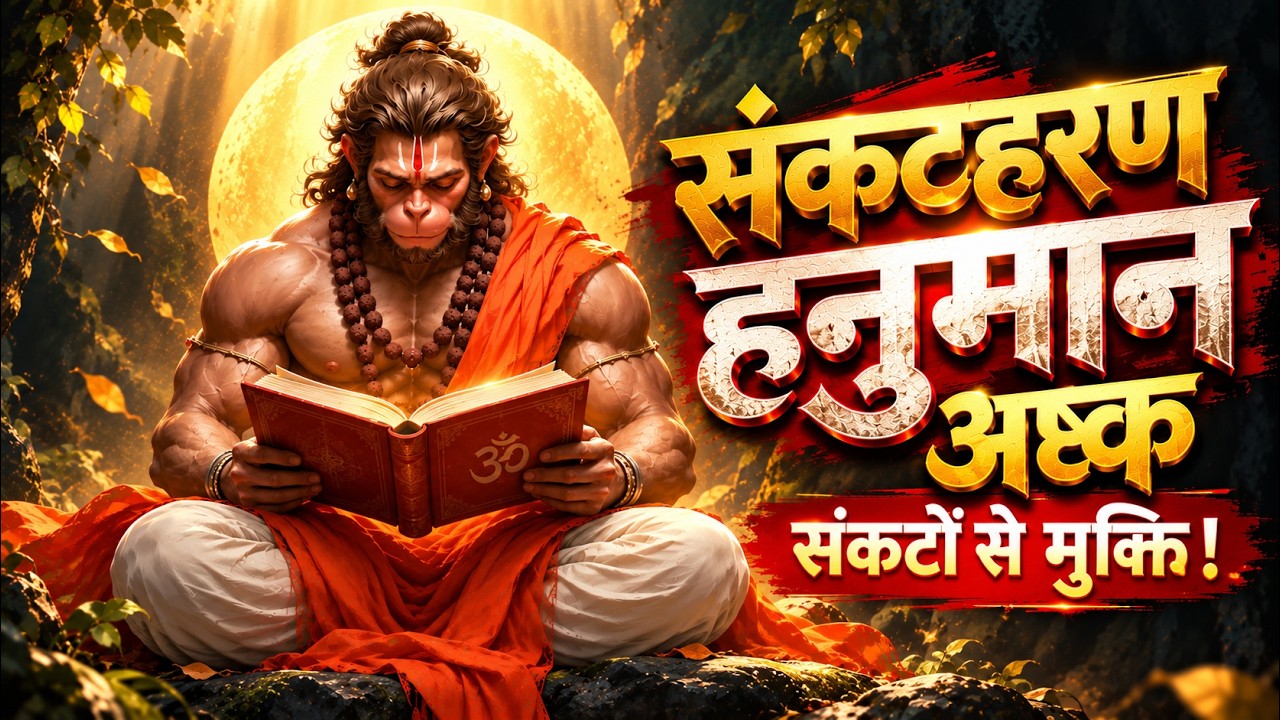 संकटहरण हनुमान अष्टक 🙏 | Sankat Mochan Hanuman Ashtak | Powerful Hanuman Prayer