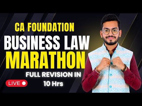 CA Foundation Business Law Jan 26 Marathon
