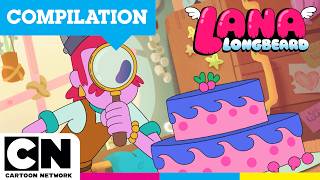 The EPIC Scooterberry Cake! 🍕 Lana’s Iconic Food Moments | Lana Longbeard | Cartoon Network UK