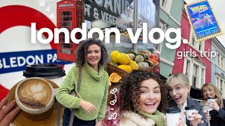 london vlog 2024 *girls trip*  | notting hill, back to the future, hot pod yoga💘 ☕️🧘‍♀️ 🎭
