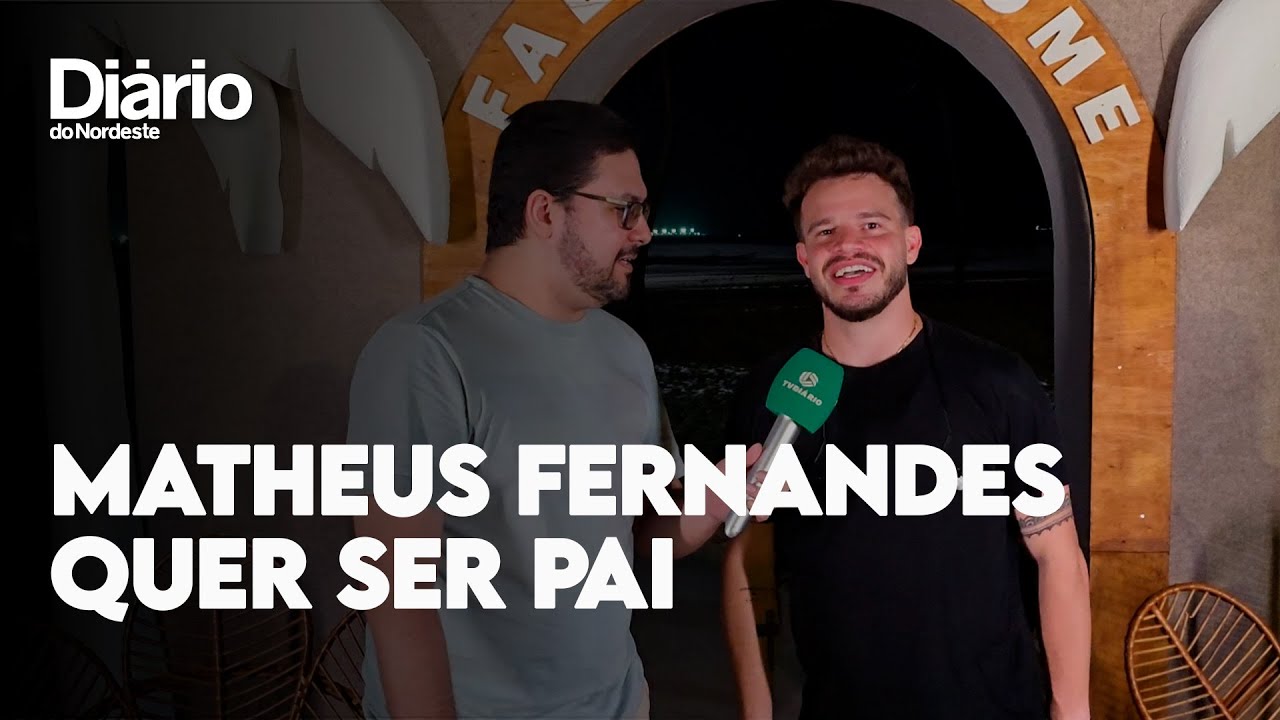 Imagem da notícia Matheus Fernandes fala sobre desejo de ser pai e aponta data: 'Tô treinando'