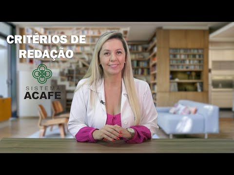 CRITÉRIOS DE REDAÇÃO ACAFE