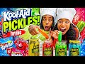 MAKING VIRAL TIKTOK KOOL-AID PICKLES 🥒 WITH RKEMPIREE ❤️