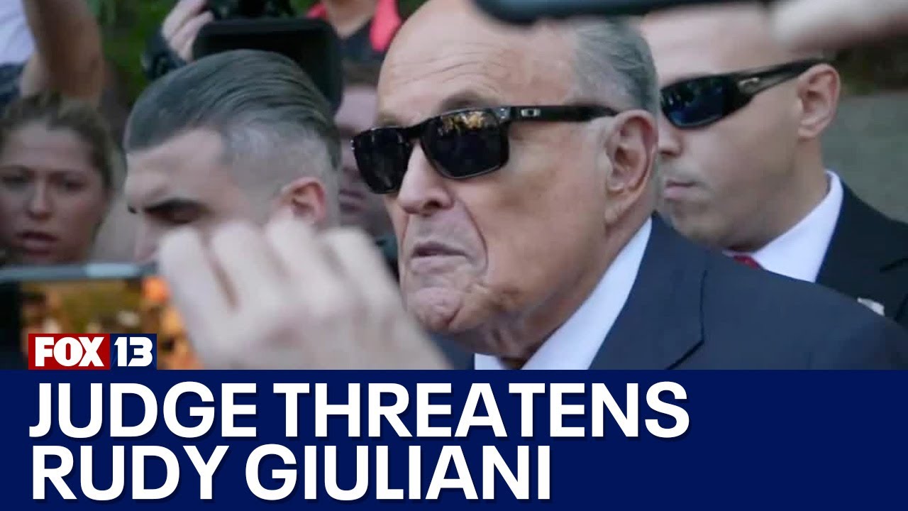 Judge threatens Rudy Giuliana with contempt