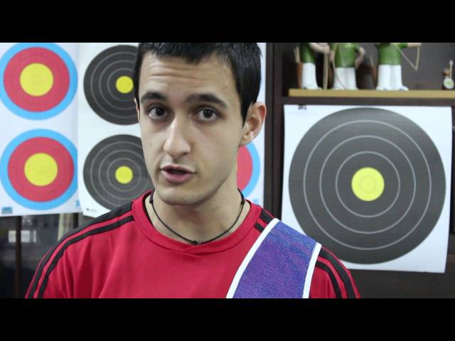 Vídeo relacionado con ELONG OUTDOOR Protector de pecho para tiro con arco, versión mejorada, color negro, ajustable, simple, de malla de nailon, protector de pecho