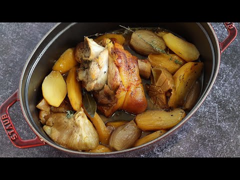 Recette recette du jambonneau au four