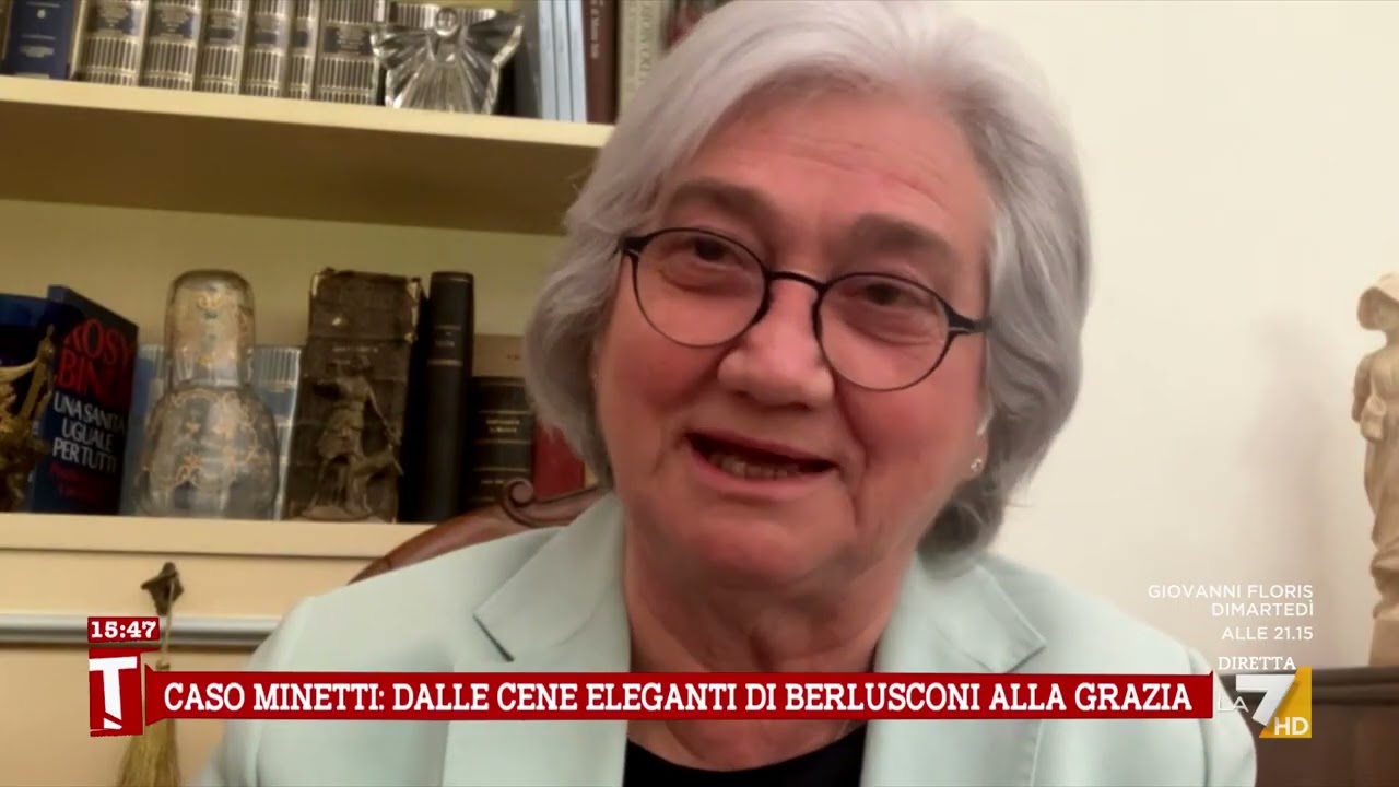 Grazia a Minetti, Rosy Bindi: "Questo paese non ha fatto i conti con il berlusconismo"