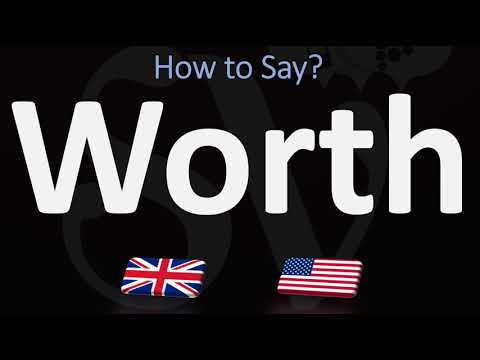 Part of a video titled How to Pronounce Worth? (2 WAYS!) UK/British Vs US/American English ...