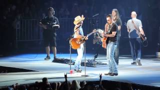 Kenny Chesney &amp; Eric Church-When I See This Bar-Ford Field-Detroit, MI-The Big Revival Tour-8/22/15