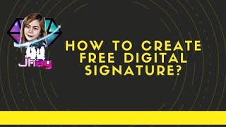 HOW TO CREATE DIGITAL SIGNATURE WITH WORD DOCUMENT FOR FREE ????(TUTORIAL)