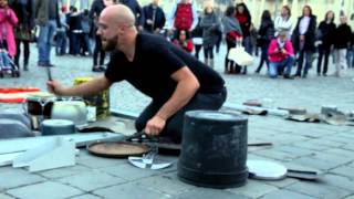 Dario Rossi - Street Drumming techno style