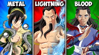 All 12 Special Bending Abilities in Avatar &amp; Their Strongest Users Ranked &amp; Explained