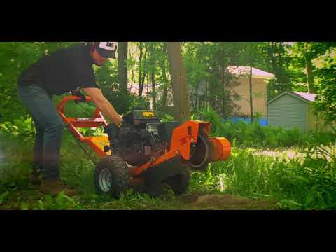 Detail K2 OPG888E Stump Grinder in Action