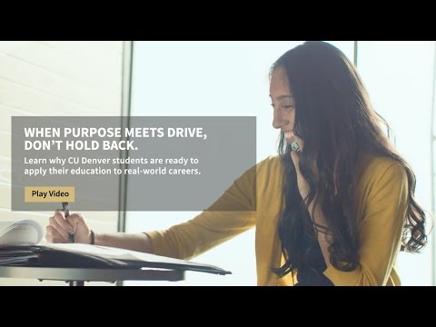 Cu Denver Putting Purpose To Work
